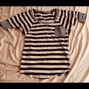 Striped short sleeve